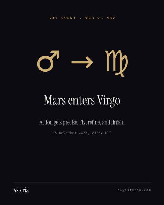 Sun enters Sagittarius card